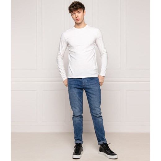 T-shirt męski Trussardi Jeans casual z długim rękawem 
