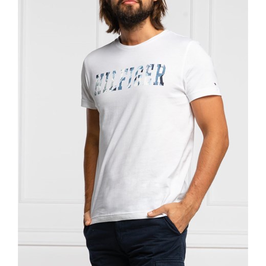 Tommy Hilfiger T-shirt FLORAL | Regular Fit Tommy Hilfiger XXL okazyjna cena Gomez Fashion Store