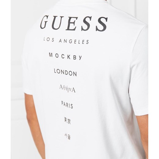 GUESS JEANS T-shirt DRIVE OFF | Regular Fit XL promocja Gomez Fashion Store