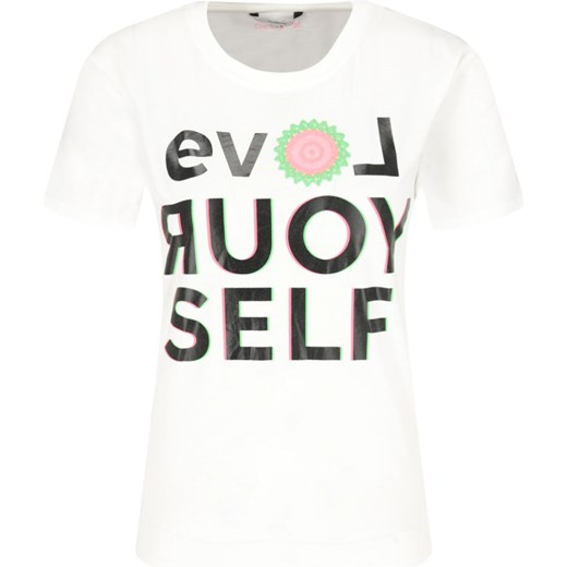 Desigual T-shirt LOVE YOUR SELF | Regular Fit Desigual S wyprzedaż Gomez Fashion Store