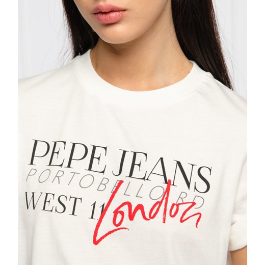 Pepe Jeans London T-shirt ANETTE | Regular Fit S wyprzedaż Gomez Fashion Store