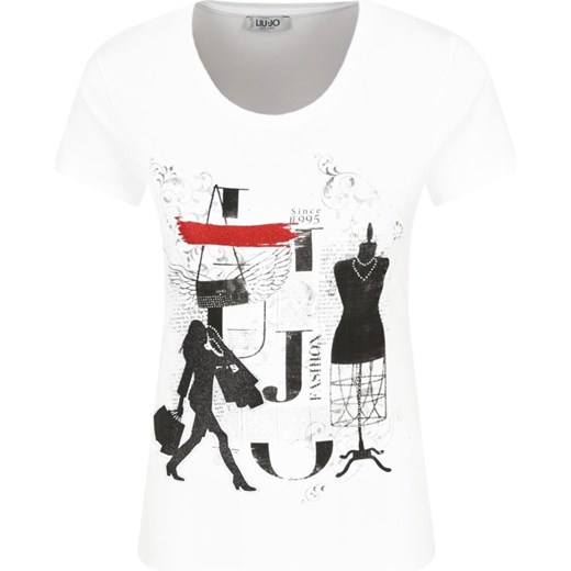 Liu Jo T-shirt Moda | Regular Fit Liu Jo S okazyjna cena Gomez Fashion Store