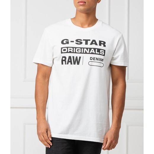 G- Star Raw T-shirt Graphic 8 | Regular Fit G- Star Raw M okazyjna cena Gomez Fashion Store