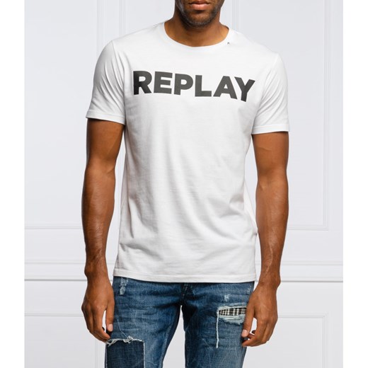 Replay T-shirt | Regular Fit Replay XL promocyjna cena Gomez Fashion Store