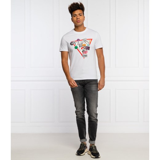 GUESS JEANS T-shirt OVERLAY | Slim Fit S okazja Gomez Fashion Store