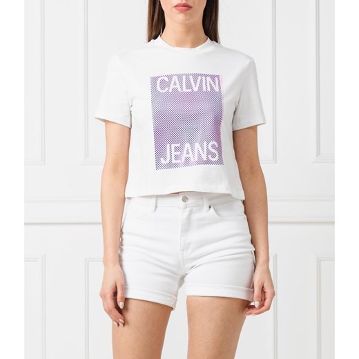 CALVIN KLEIN JEANS T-shirt | Cropped Fit M wyprzedaż Gomez Fashion Store