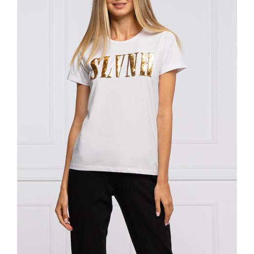 Silvian Heach T-shirt AMARCORD | Regular Fit XS wyprzedaż Gomez Fashion Store