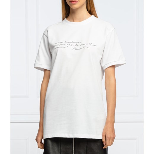Elisabetta Franchi T-shirt | Oversize fit Elisabetta Franchi 38 okazyjna cena Gomez Fashion Store