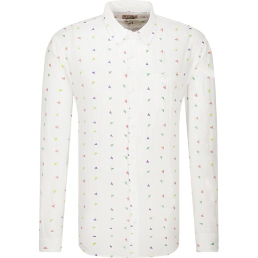 GUESS JEANS Lniana koszula COLLINS | Regular Fit M Gomez Fashion Store okazyjna cena
