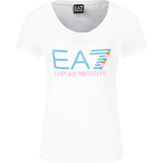 EA7 T-shirt | Slim Fit M okazja Gomez Fashion Store