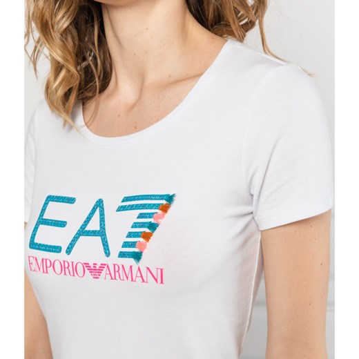 EA7 T-shirt | Slim Fit S Gomez Fashion Store okazja