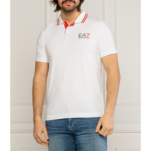 EA7 Polo | Regular Fit L okazja Gomez Fashion Store