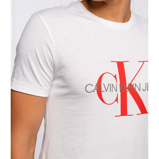 CALVIN KLEIN JEANS T-shirt MONOGRAM | Slim Fit M okazyjna cena Gomez Fashion Store