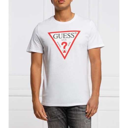GUESS JEANS T-shirt ORIGINAL | Slim Fit XL Gomez Fashion Store wyprzedaż