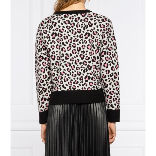 DKNY Sweter LEOPARD | Regular Fit L Gomez Fashion Store