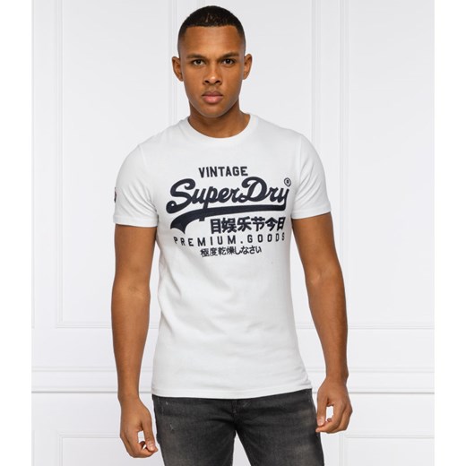 T-shirt męski Superdry wiosenny wielokolorowy z krótkimi rękawami młodzieżowy 