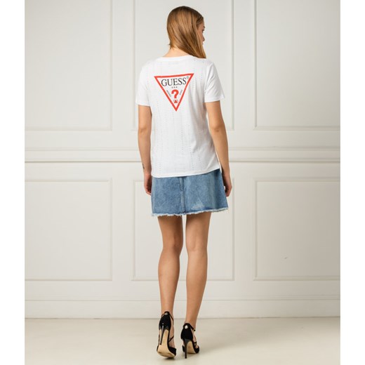 GUESS JEANS T-shirt KRYSTAL | Regular Fit L Gomez Fashion Store wyprzedaż
