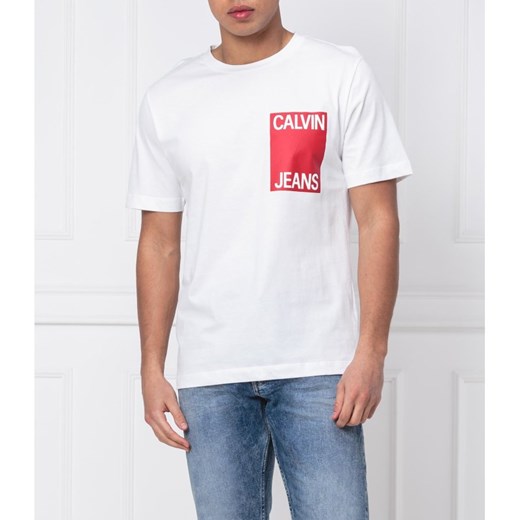 CALVIN KLEIN JEANS T-shirt CALVIN JEANS BOX | Regular Fit L Gomez Fashion Store wyprzedaż