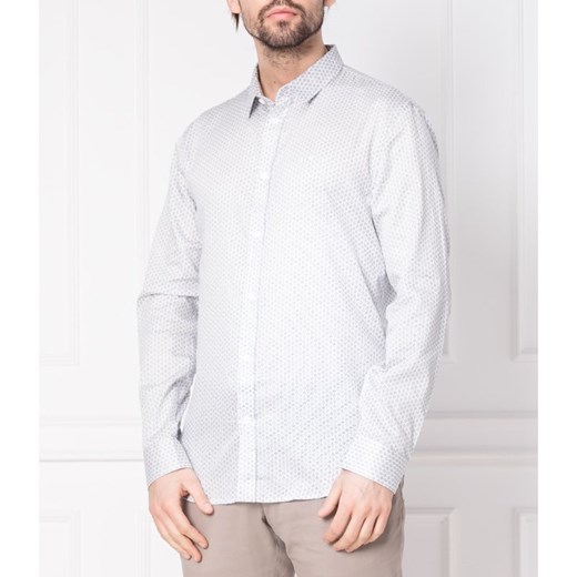 Koszula męska Armani Exchange w abstrakcyjnym wzorze z długim rękawem 