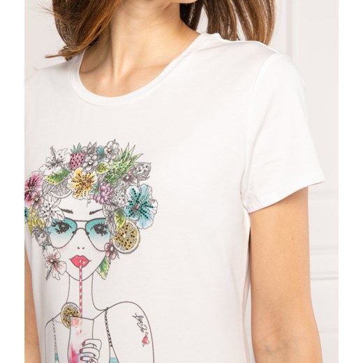 Liu Jo T-shirt | Regular Fit Liu Jo XL okazja Gomez Fashion Store