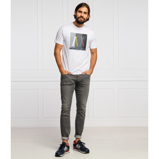 T-shirt męski Armani Exchange na wiosnę z krótkim rękawem 