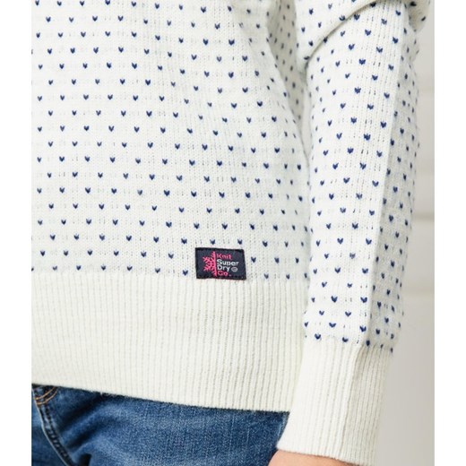 Superdry Sweter OSLO FAIRISLE | Regular Fit Superdry XS okazja Gomez Fashion Store