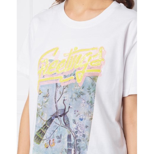 Silvian Heach T-shirt nagasaki | Oversize fit XS Gomez Fashion Store okazyjna cena