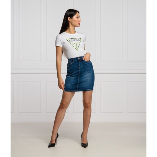 GUESS JEANS T-shirt AMBRA | Slim Fit L okazyjna cena Gomez Fashion Store