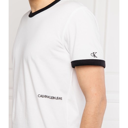 CALVIN KLEIN JEANS T-shirt RINGER | Regular Fit M promocja Gomez Fashion Store
