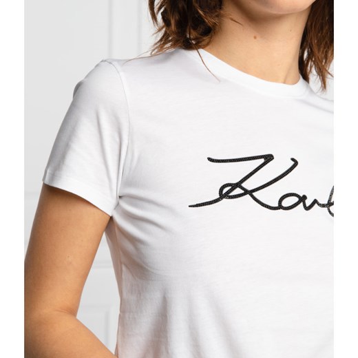 Karl Lagerfeld T-shirt | Regular Fit Karl Lagerfeld XL okazyjna cena Gomez Fashion Store
