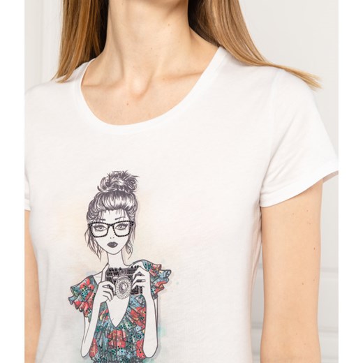 Liu Jo T-shirt | Slim Fit Liu Jo XL okazja Gomez Fashion Store