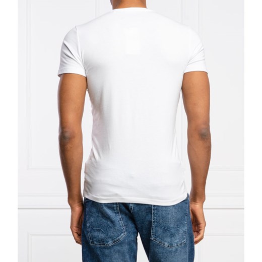 T-shirt męski biały Pepe Jeans z krótkimi rękawami 