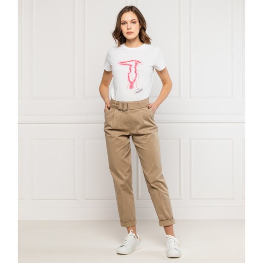 Trussardi Jeans T-shirt | Regular Fit Trussardi Jeans L wyprzedaż Gomez Fashion Store