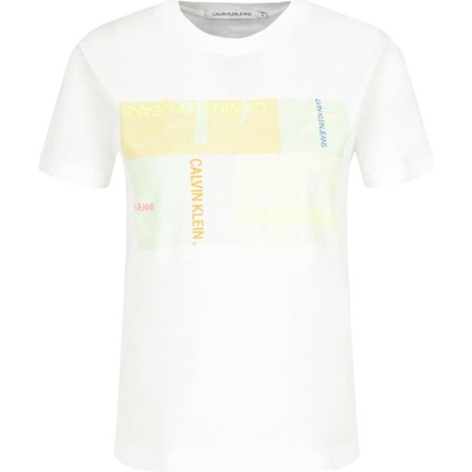 CALVIN KLEIN JEANS T-shirt multi logo box | Regular Fit M okazja Gomez Fashion Store