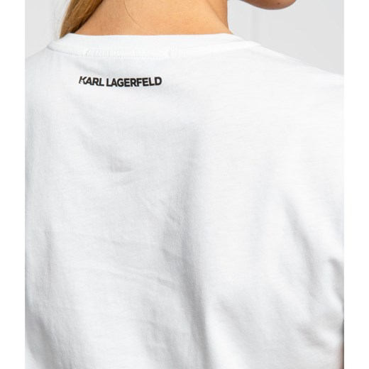 Karl Lagerfeld T-shirt Ikonik Karl | Regular Fit Karl Lagerfeld L wyprzedaż Gomez Fashion Store