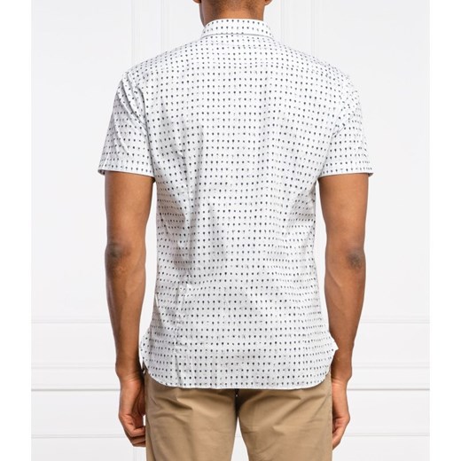Koszula męska BOSS HUGO z krótkim rękawem w abstrakcyjnym wzorze 