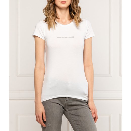 Emporio Armani T-shirt | Slim Fit Emporio Armani XS wyprzedaż Gomez Fashion Store