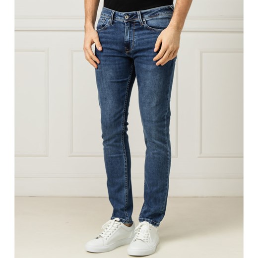 Pepe Jeans London Jeans FINSBURY | Skinny fit | low waist 34/32 promocja Gomez Fashion Store