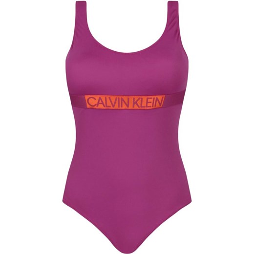 Calvin Klein Swimwear Strój kąpielowy SCOOP BACK ONE PIECE-RP L okazyjna cena Gomez Fashion Store