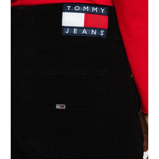 Tommy Jeans Sztruksowe spodnie HARPER | Straight fit | high rise Tommy Jeans 29/32 Gomez Fashion Store okazja