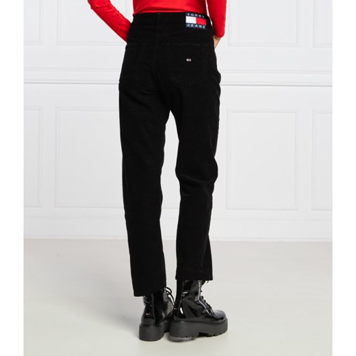 Tommy Jeans Sztruksowe spodnie HARPER | Straight fit | high rise Tommy Jeans 29/32 promocja Gomez Fashion Store