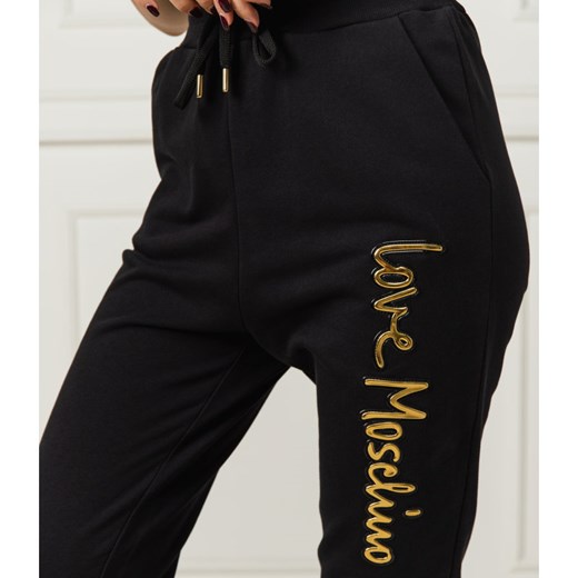 Love Moschino Spodnie dresowe | Relaxed fit Love Moschino M wyprzedaż Gomez Fashion Store