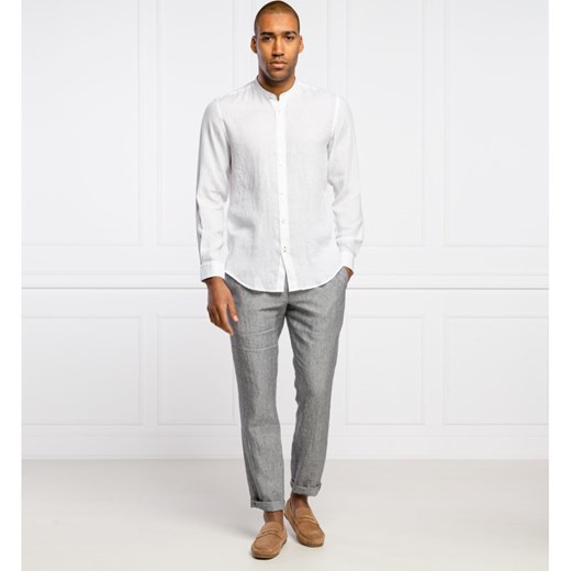 Joop! Collection Lniane spodnie chino Hank | Slim Fit 48 wyprzedaż Gomez Fashion Store