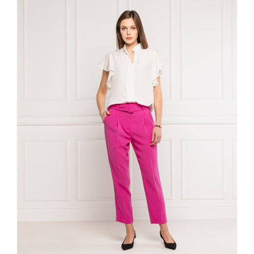 Marella Lniane spodnie CARBON | Regular Fit Marella 38 wyprzedaż Gomez Fashion Store