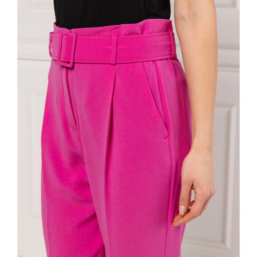 Marella Lniane spodnie CARBON | Regular Fit Marella 34 okazyjna cena Gomez Fashion Store