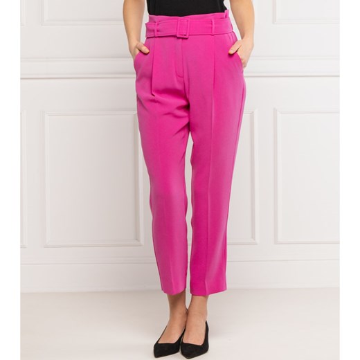 Marella Lniane spodnie CARBON | Regular Fit Marella 40 promocja Gomez Fashion Store