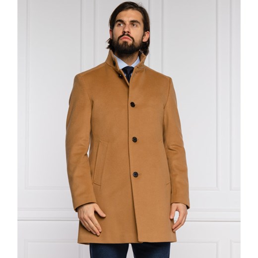 Joop! Collection Wełniany płaszcz Maron | z dodatkiem kaszmiru 56 Gomez Fashion Store