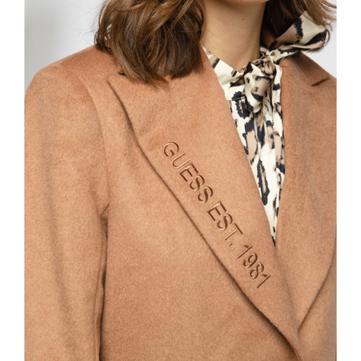 GUESS JEANS Płaszcz ADENORA | z dodatkiem wełny M okazyjna cena Gomez Fashion Store