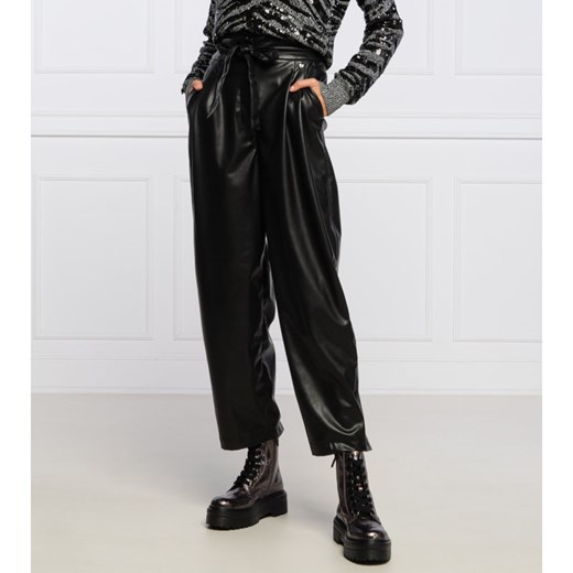 My Twin Spodnie | Regular Fit | high waist My Twin L promocyjna cena Gomez Fashion Store