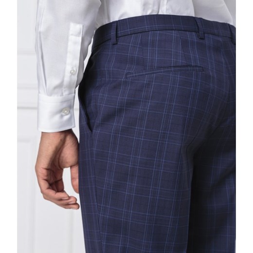 HUGO Wełniane spodnie Simmons182 | Regular Fit 50 okazja Gomez Fashion Store